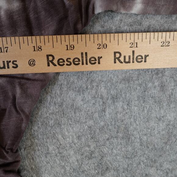 Sundry Dress Womens Medium 2 NWT 3/4 Sleeve Side Shirred Charcoal Tie Dye Mini - Picture 5 of 10